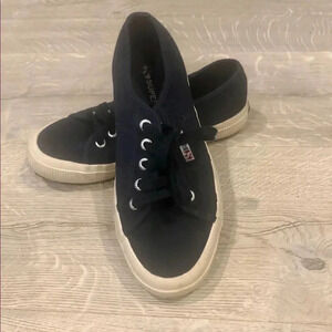 Superga-sneakers navy & white sz 7